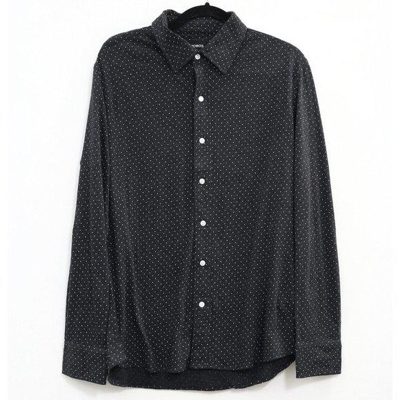 268278 Bonobos Standard Fit Jersey Everyday Men's Shirt Buttondown Long Sleeve M - Picture 1 of 5